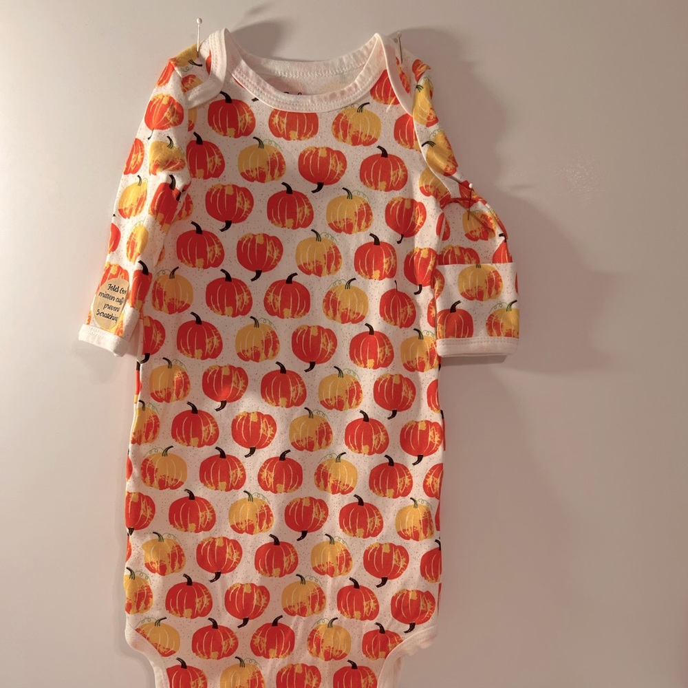 Pumpkin Baby Photo Op Gown